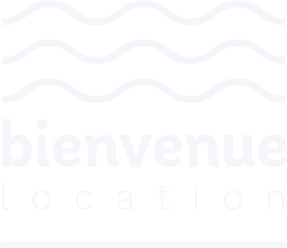 Logo Blanc - Bienvenue Location - La Réunion - 974